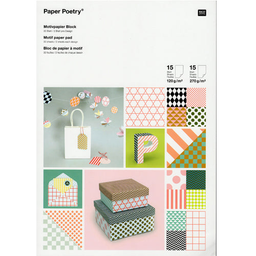 Bright Graphic Paper Pad