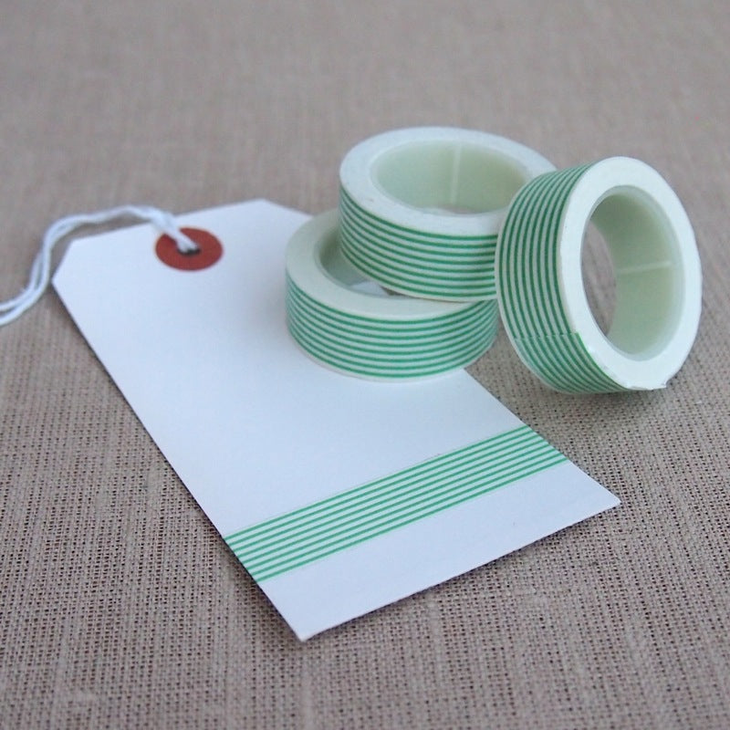 Green Stripe Washi Tape