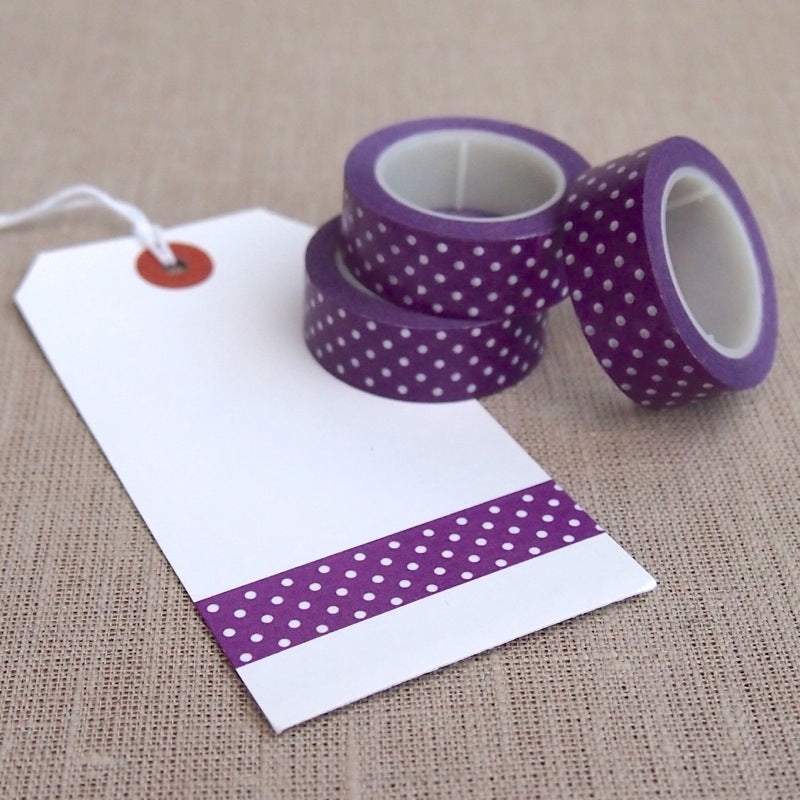 Purple Polka Dot Washi Tape
