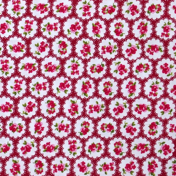 Red Doily Rose