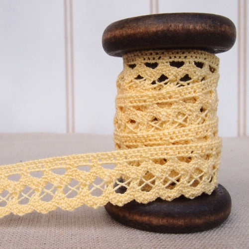 Double Scallop Crochet Lace Trim - 20mm
