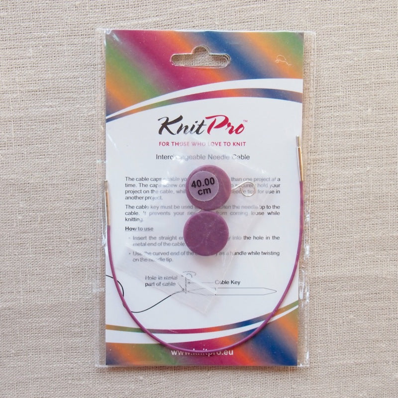 Knit Pro Interchangeable Single Cable - 40cm