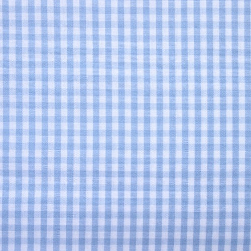 Cotton Vichy Extra Wide - Mini Gingham - Ice Blue