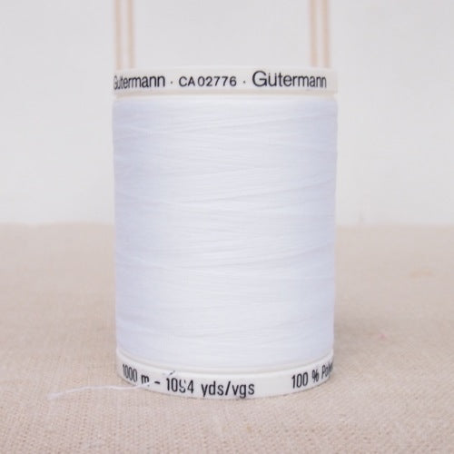 Gutermann Sew All Thread 1000m - White
