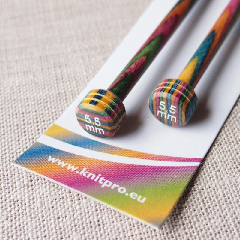 KnitPro Symfonie Wood Knitting Needles 30cm - 5.5mm