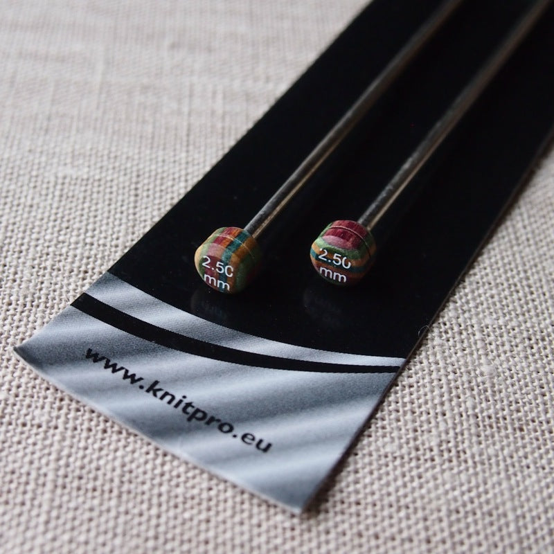KnitPro Nova Metal Knitting Needles 30cm - 2.5mm