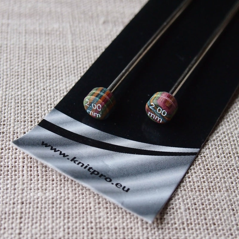 KnitPro Nova Metal Knitting Needles 30cm - 2mm