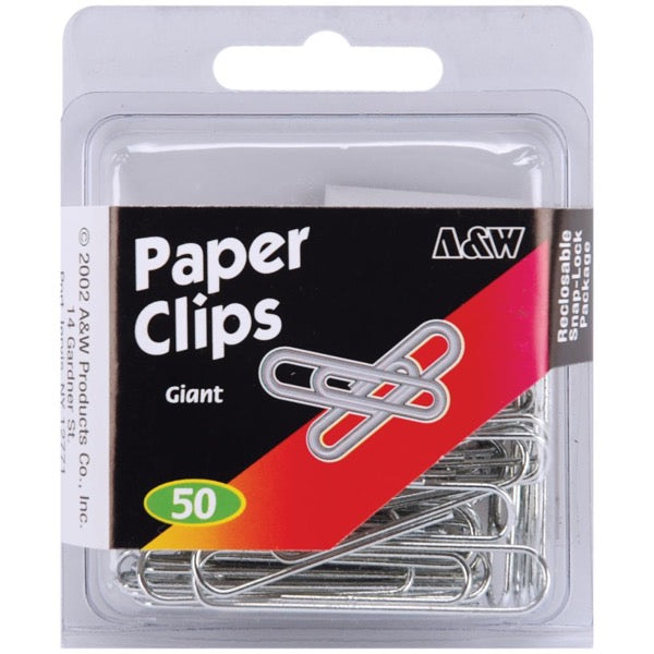 Large Paper Clips - Silver
