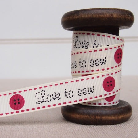 Love to Sew Grosgrain Ribbon - 16mm