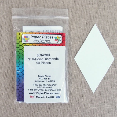 Paper Pieces - 6 Point Diamond 3 inch