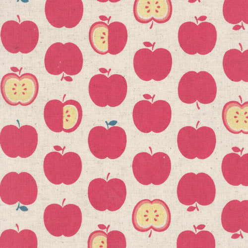 Sevenberry Apples Linen - Pink