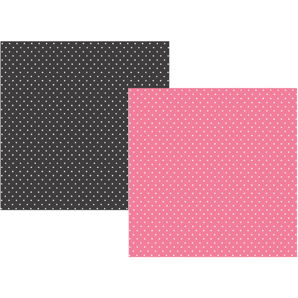 Carpe Diem Paper -  Pink Dot/Black Dot