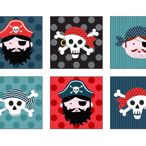 Pirates - Makower - Pirate Labels