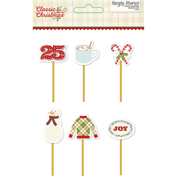 Simple Stories Classic Christmas - Decorative Clips