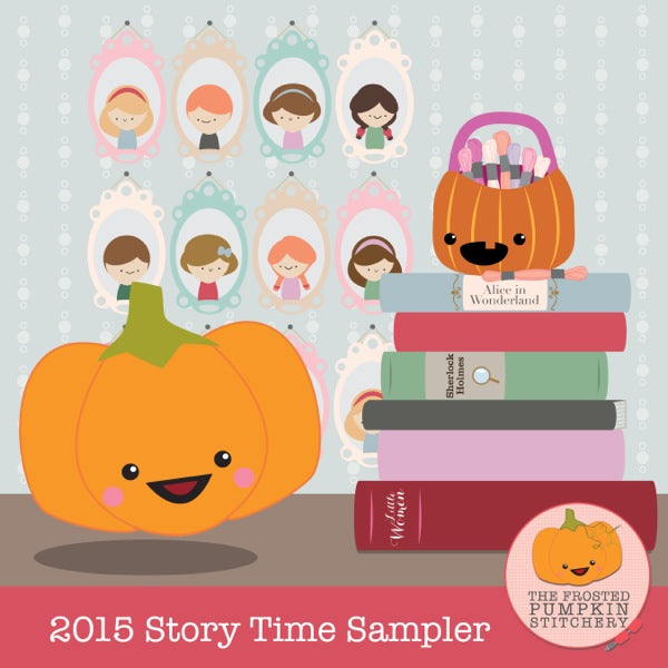 Frosted Pumpkin Stitchery 2015 Story Time Sampler Thread Pack