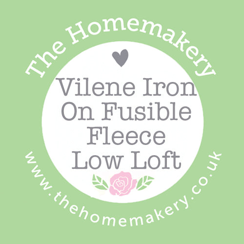 Vilene Iron On Fusible Fleece Low Loft